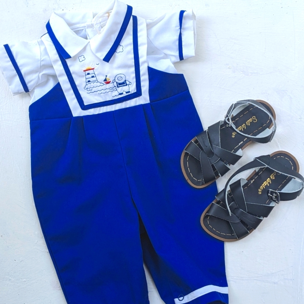Sailor vintage boys suit